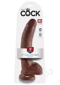 Kc 9 Cock W/balls Brown